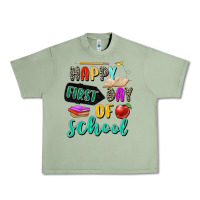 Oil Green happy first day of school Urban Heavy Tee - Zillion Design Studio