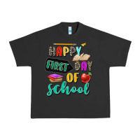 Pigment Black happy first day of school Urban Heavy Tee - Zillion Design Studio