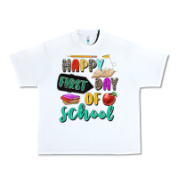 Happy First Day Of School Urban Heavy Tee | Teevron