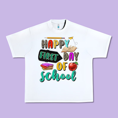 Happy First Day Of School Urban Heavy Tee Designed By Zillion Design Studio