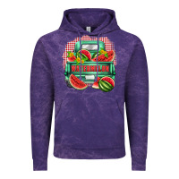 Cloud Purple watermelon truck Vintage Hoodie - Zillion Design Studio