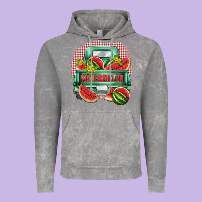 Watermelon Truck Vintage Hoodie Designed By Zillion Design Studio