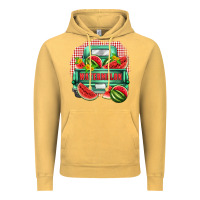 Vintage Mustard watermelon truck Vintage Hoodie - Zillion Design Studio