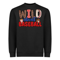 Black wild about baseball Heavyweight Sweatshirt - Zillion Design Studio