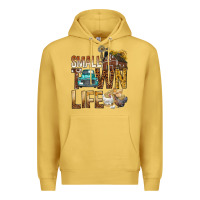 Antique Gold Small Town Life Premium Hoodie - BundleAndBundleShop