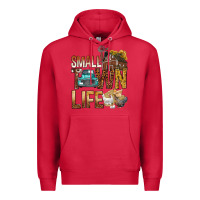 Cardinal Small Town Life Premium Hoodie - BundleAndBundleShop