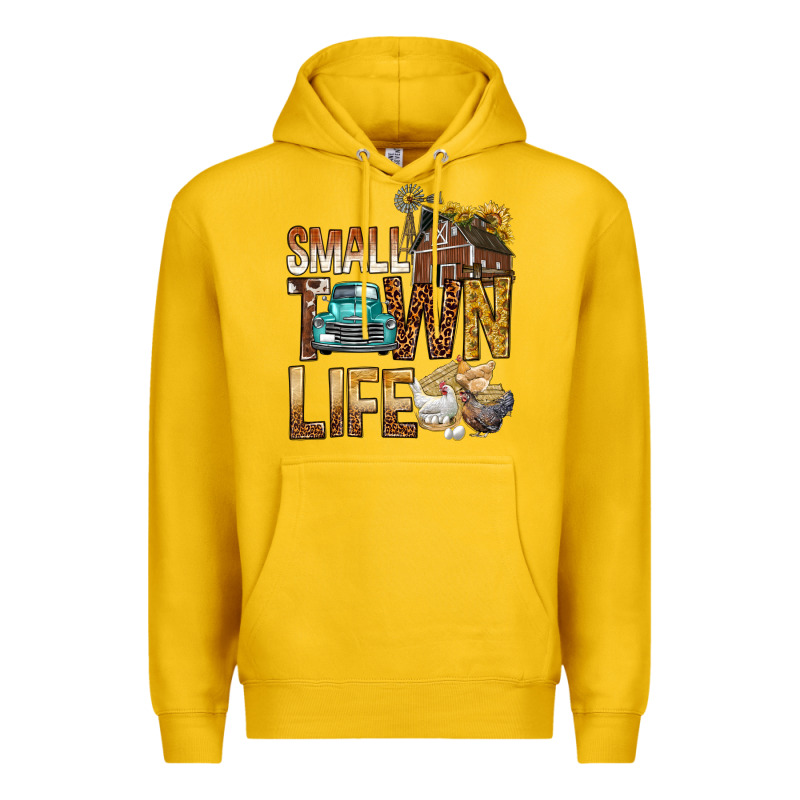Small Town Life Premium Hoodie by BundleAndBundleShop | Teevron