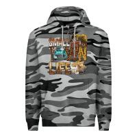 Slate Camo Small Town Life Premium Hoodie - BundleAndBundleShop