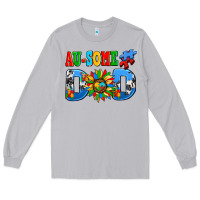 Moon Dust ausome autism dad Long Sleeve Tee - AdoDesignShop