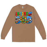 Toasted Coconut ausome autism dad Long Sleeve Tee - AdoDesignShop