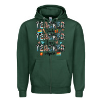 Sports Green teacher teach love inspire Zipper Hoodie - JahusDesignShop