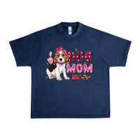 Navy dog mom Urban Heavy Tee - Zillion Design Studio