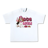 White dog mom Urban Heavy Tee - Zillion Design Studio