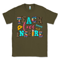 Army Green teach love inspire Classic Tee - AdoDesignShop