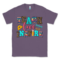 Lavender teach love inspire Classic Tee - AdoDesignShop