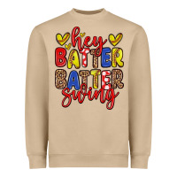 Mushroom hey batter batter swing softball Heavyweight Sweatshirt - Zillion Design Studio