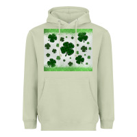 Matcha shamrock Heavyweight Hoodie - MaliasSmallBusiness