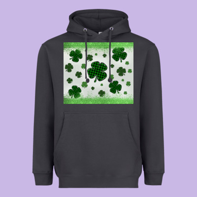 Shamrock Heavyweight Hoodie Designed By Maliassmallbusiness
