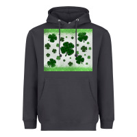 Smoke shamrock Heavyweight Hoodie - MaliasSmallBusiness