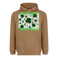 Toasted Coconut shamrock Heavyweight Hoodie - MaliasSmallBusiness