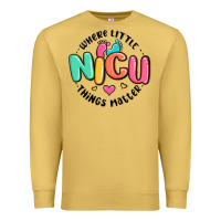 Antique Gold nicu where little things matter Premium Sweatshirt - MaliasSmallBusiness