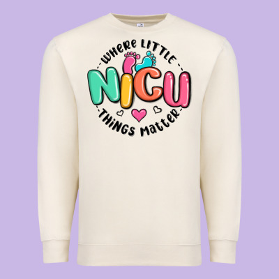 Nicu Where Little Things Matter Premium Sweatshirt Designed By Maliassmallbusiness