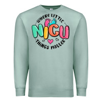 Seafoam nicu where little things matter Premium Sweatshirt - MaliasSmallBusiness