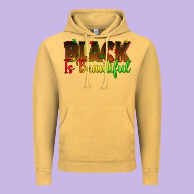 Vintage Hoodie black is beautiful juneteenth