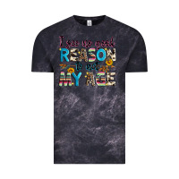 Cloud Black i see no good reason to act my age Vintage Tee - Zillion Design Studio