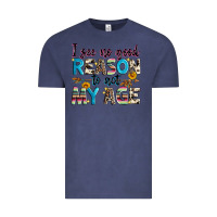 Vintage Denim i see no good reason to act my age Vintage Tee - Zillion Design Studio