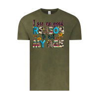 Vintage Olive i see no good reason to act my age Vintage Tee - Zillion Design Studio
