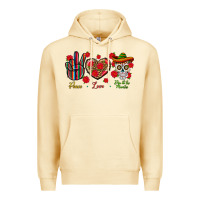 Pina Colada Peace Love Dia De Los Muertos Premium Hoodie - BundleAndBundleShop