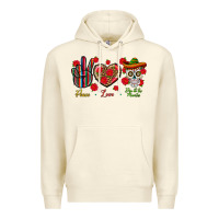Sandshell Peace Love Dia De Los Muertos Premium Hoodie - BundleAndBundleShop