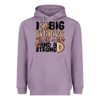 Lavender i love big sacks tight ends and a strong d Heavyweight Hoodie - MaliasSmallBusiness