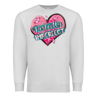 Dove Grey perfectly imperfect Premium Sweatshirt - MaliasSmallBusiness