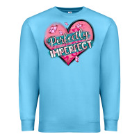 Ocean Blue perfectly imperfect Premium Sweatshirt - MaliasSmallBusiness