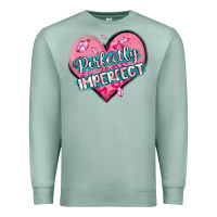 Seafoam perfectly imperfect Premium Sweatshirt - MaliasSmallBusiness