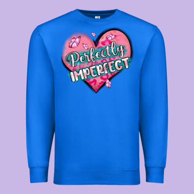Perfectly Imperfect Premium Sweatshirt Designed By Maliassmallbusiness