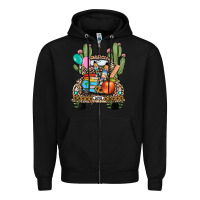 Black farm truck,back to school Zipper Hoodie - JahusDesignShop