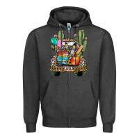 Charcoal Heather farm truck,back to school Zipper Hoodie - JahusDesignShop