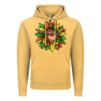Vintage Mustard black history sunflower Vintage Hoodie - texasbilliewilder