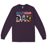 Plum American dad Long Sleeve Tee - AdoDesignShop