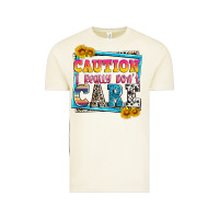 Vintage Arctic caution i really don't care Vintage Tee - Zillion Design Studio