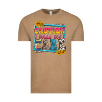 Vintage Coffee caution i really don't care Vintage Tee - Zillion Design Studio