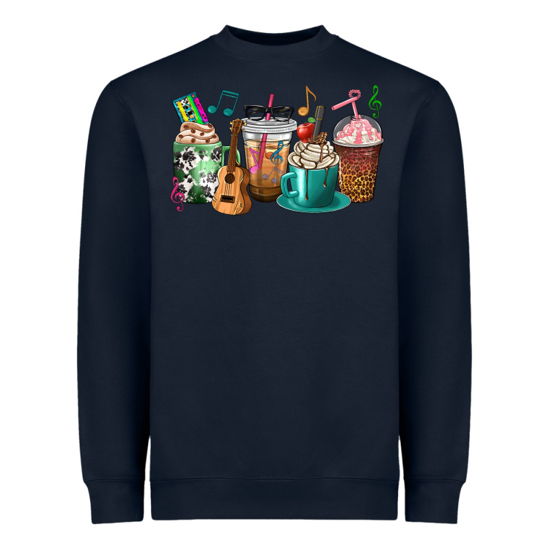Music Teacher Coffee Cups Heavyweight Sweatshirt by texasbilliewilder | Teevron