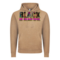 Vintage Coffee black is beautiful neon Vintage Hoodie - texasbilliewilder