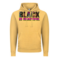 Vintage Mustard black is beautiful neon Vintage Hoodie - texasbilliewilder