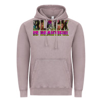Vintage Zinc black is beautiful neon Vintage Hoodie - texasbilliewilder