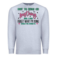 Heather Grey not to brag or anything but i can forget what im d Premium Sweatshirt - MaliasSmallBusiness