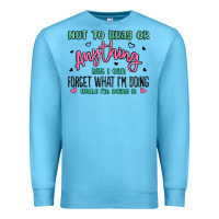 Ocean Blue not to brag or anything but i can forget what im d Premium Sweatshirt - MaliasSmallBusiness